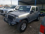 2014 Jeep Wrangler Unlimited Sport Silver vin: 1C4BJWDG1EL177632