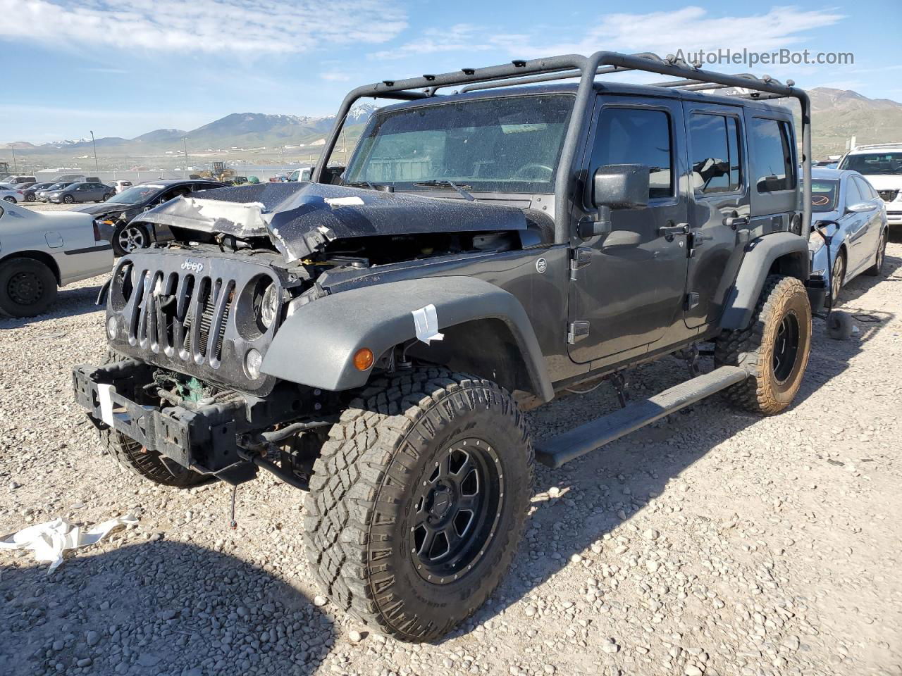 2017 Jeep Wrangler Unlimited Sport Black vin: 1C4BJWDG1HL520444