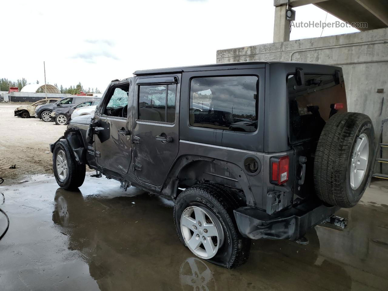 2017 Jeep Wrangler Unlimited Sport Charcoal vin: 1C4BJWDG1HL691369