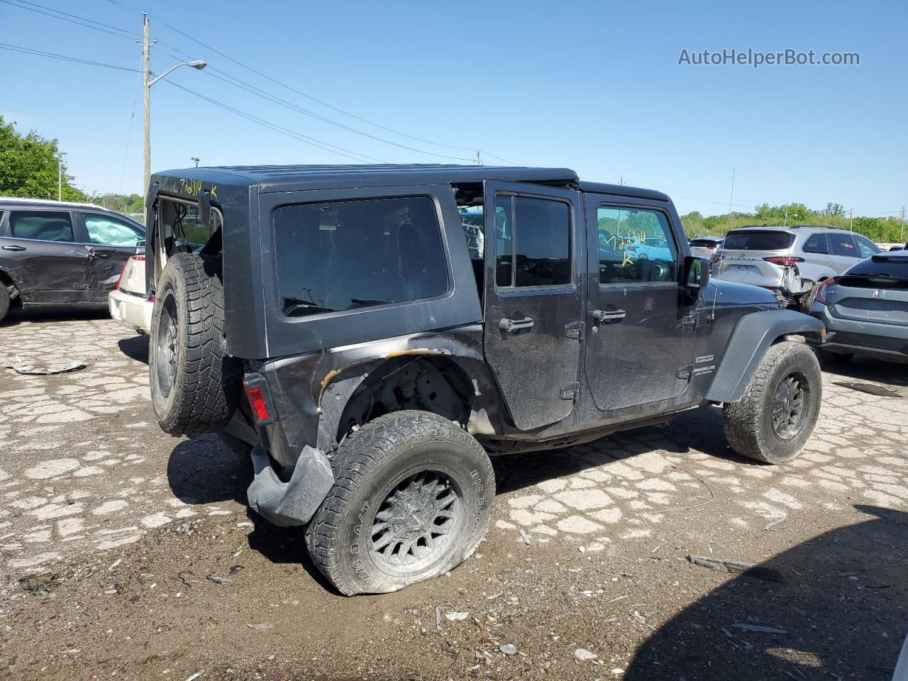 2017 Jeep Wrangler Unlimited Sport Charcoal vin: 1C4BJWDG1HL722314