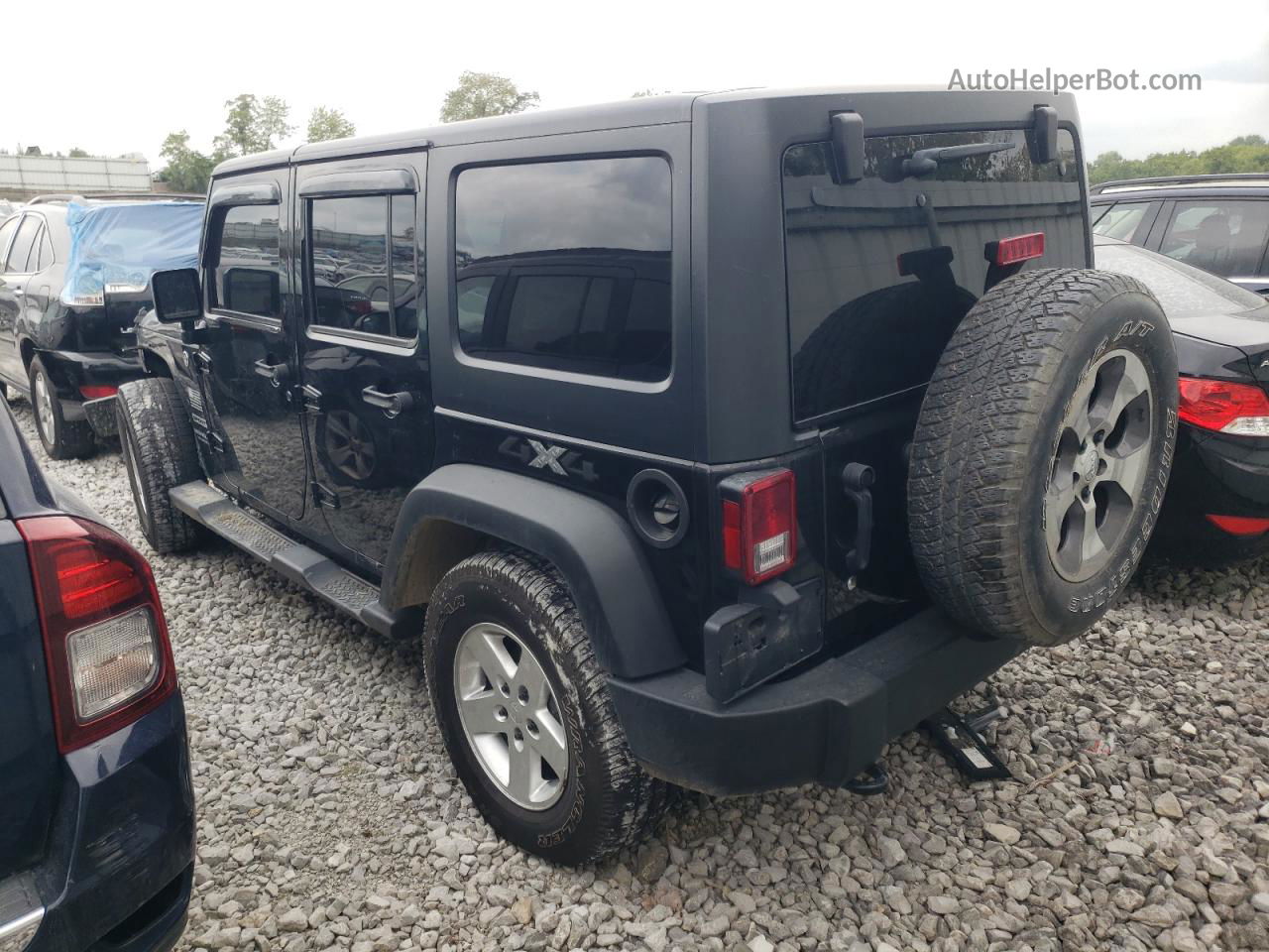 2017 Jeep Wrangler Unlimited Sport Black vin: 1C4BJWDG2HL561648