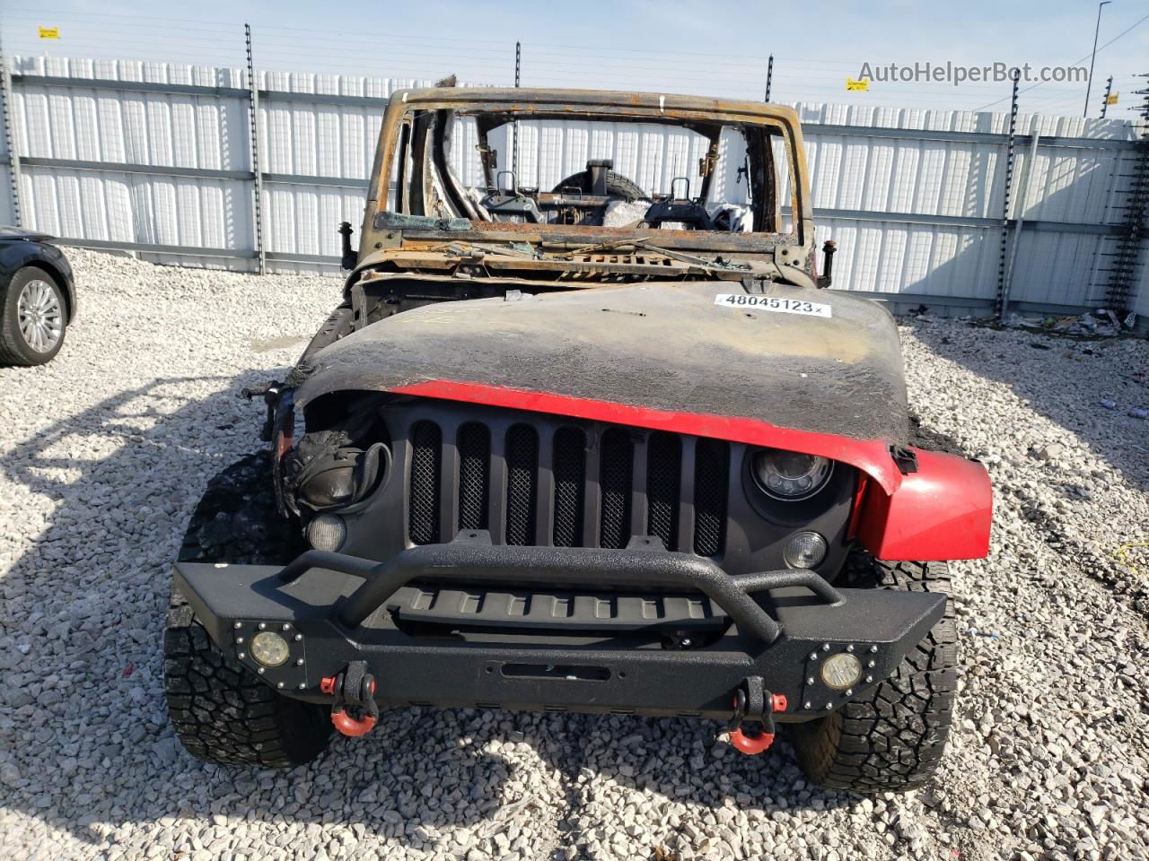 2017 Jeep Wrangler Unlimited Sport Red vin: 1C4BJWDG2HL587523