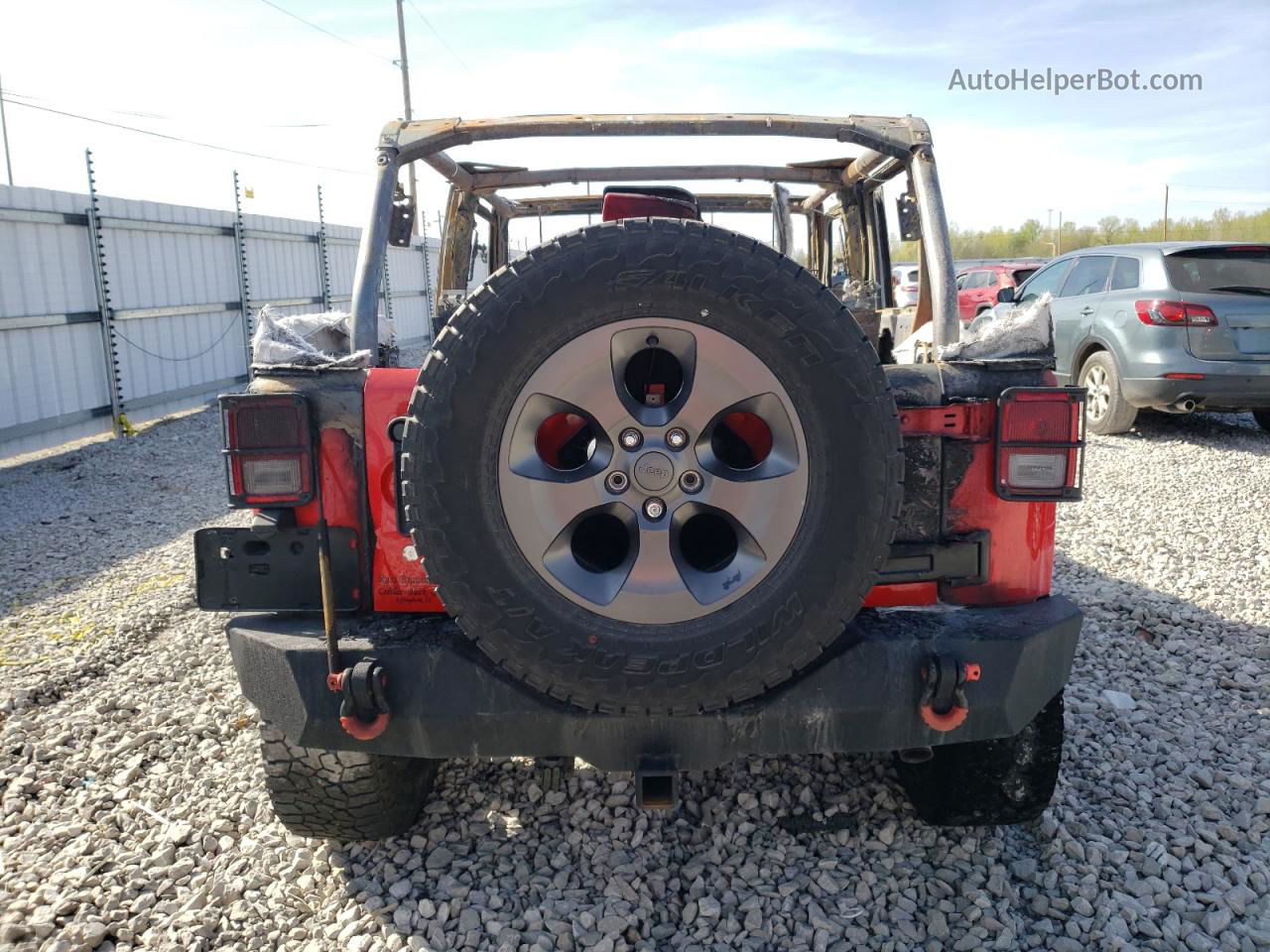 2017 Jeep Wrangler Unlimited Sport Red vin: 1C4BJWDG2HL587523