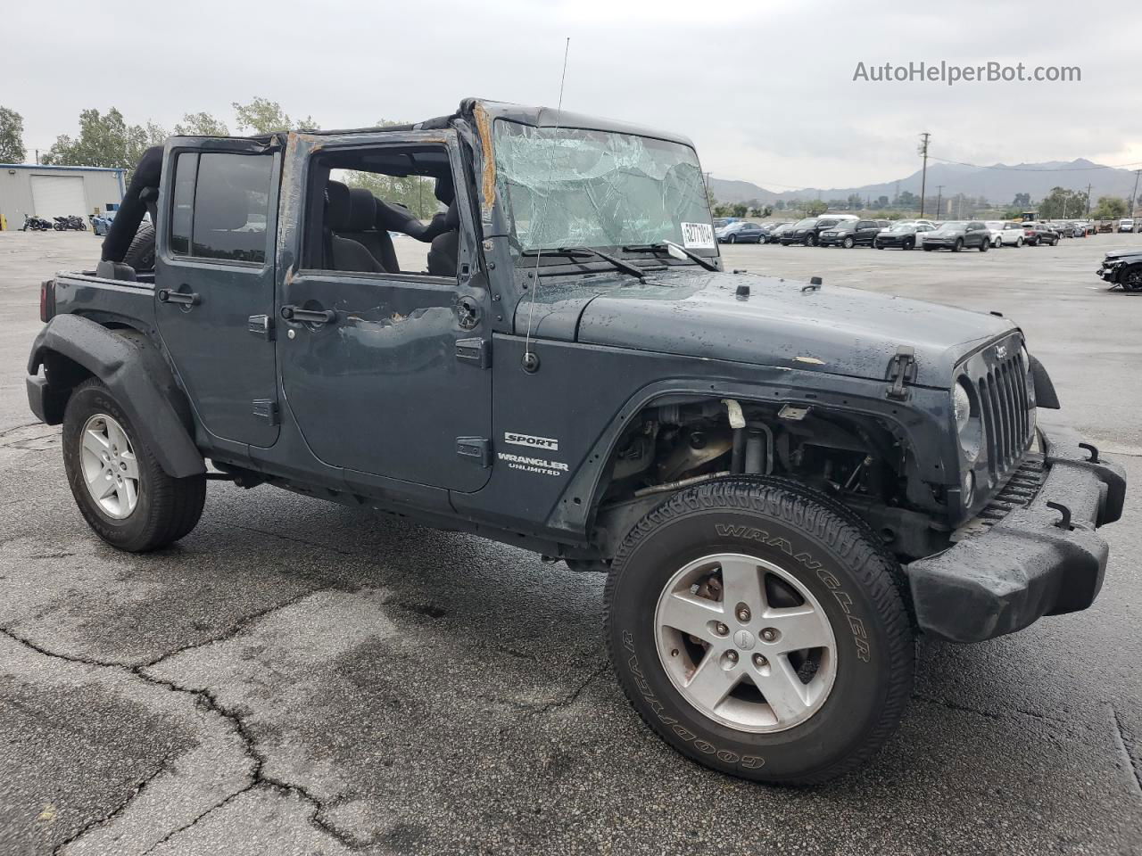 2017 Jeep Wrangler Unlimited Sport Charcoal vin: 1C4BJWDG2HL632394