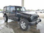 2017 Jeep Wrangler Unlimited Sport Black vin: 1C4BJWDG2HL674435