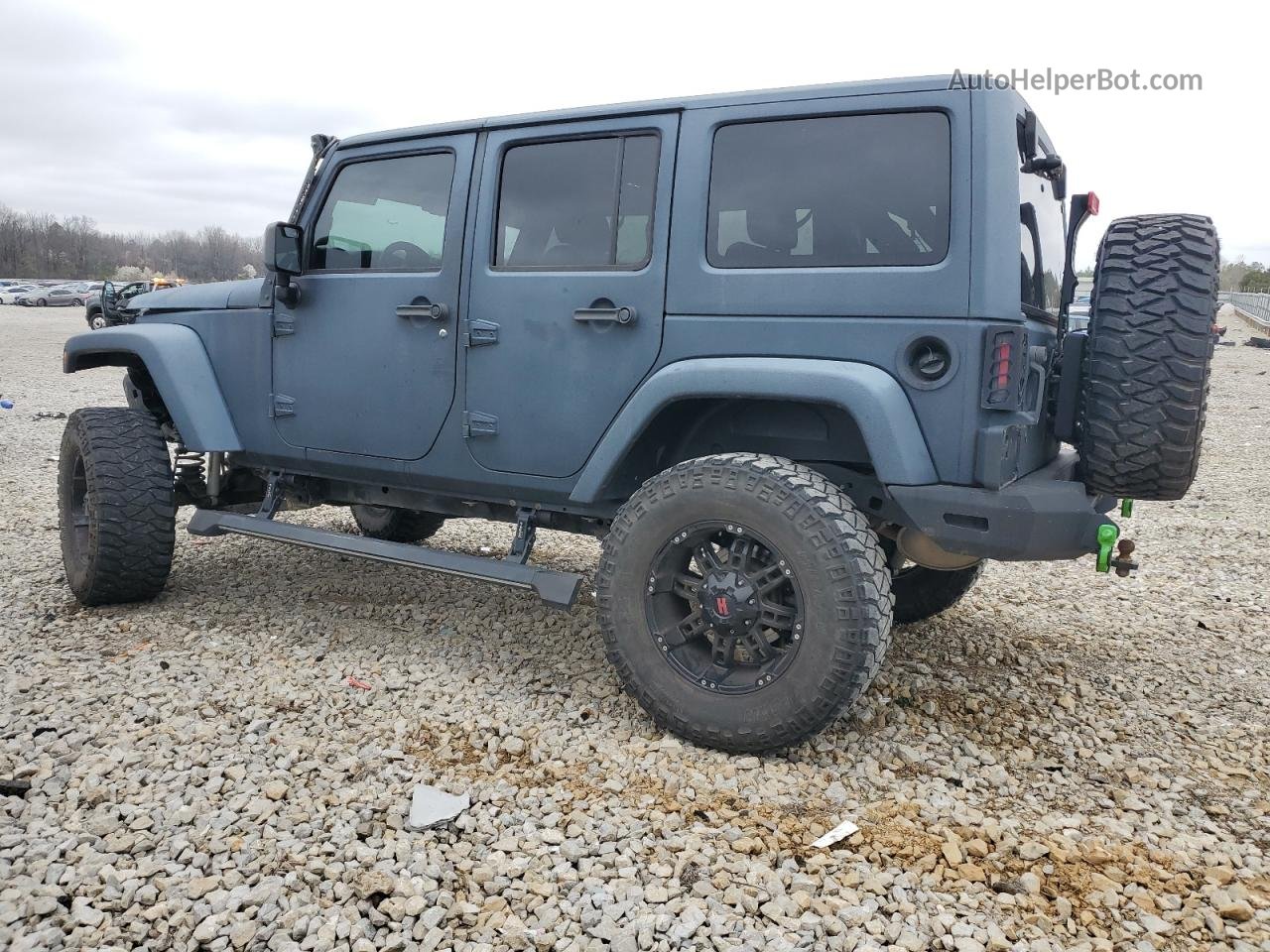 2017 Jeep Wrangler Unlimited Sport Blue vin: 1C4BJWDG2HL749411