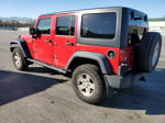 2014 Jeep Wrangler Unlimited Sport Red vin: 1C4BJWDG3EL144390