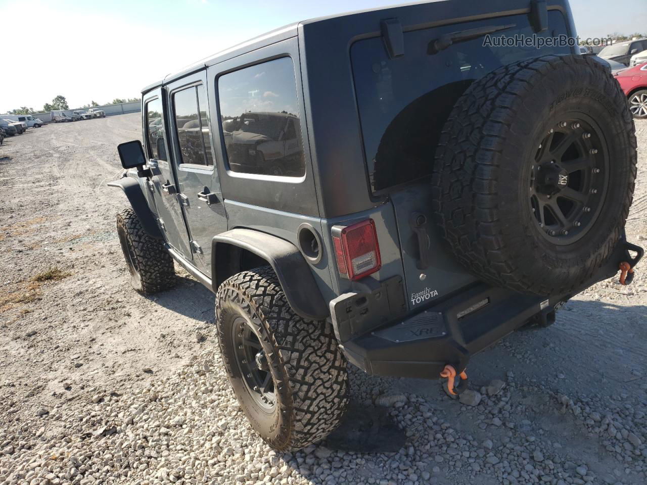 2014 Jeep Wrangler Unlimited Sport Gray vin: 1C4BJWDG3EL319544