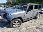 2017 Jeep Wrangler Unlimited Sport Gray vin: 1C4BJWDG3HL532093