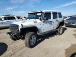 2014 Jeep Wrangler Unlimited Sport White vin: 1C4BJWDG4EL106599