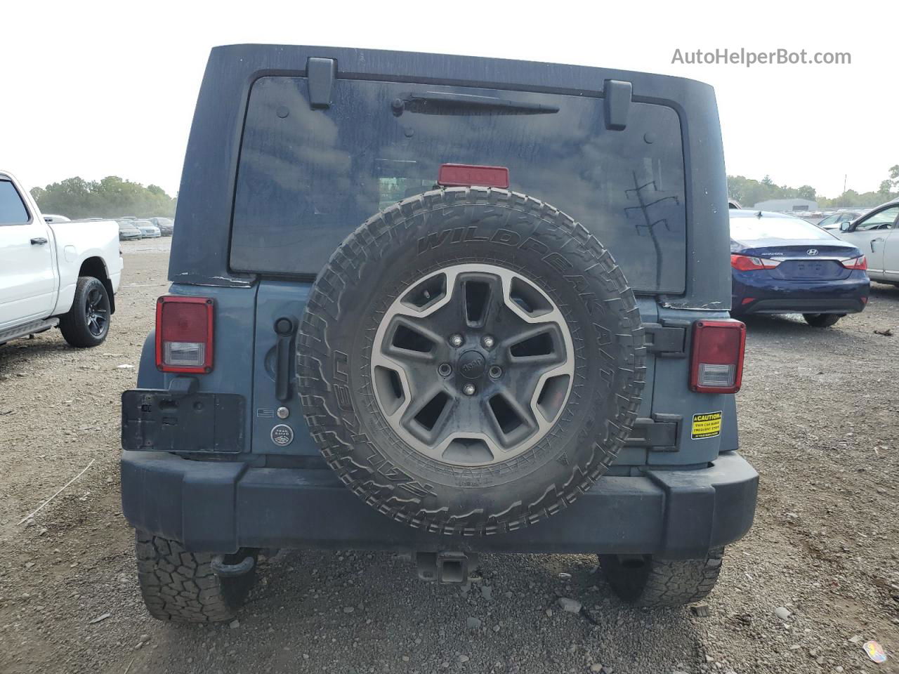 2014 Jeep Wrangler Unlimited Sport Gray vin: 1C4BJWDG4EL130367