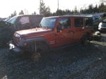 2014 Jeep Wrangler Unlimited Sport Orange vin: 1C4BJWDG4EL285484