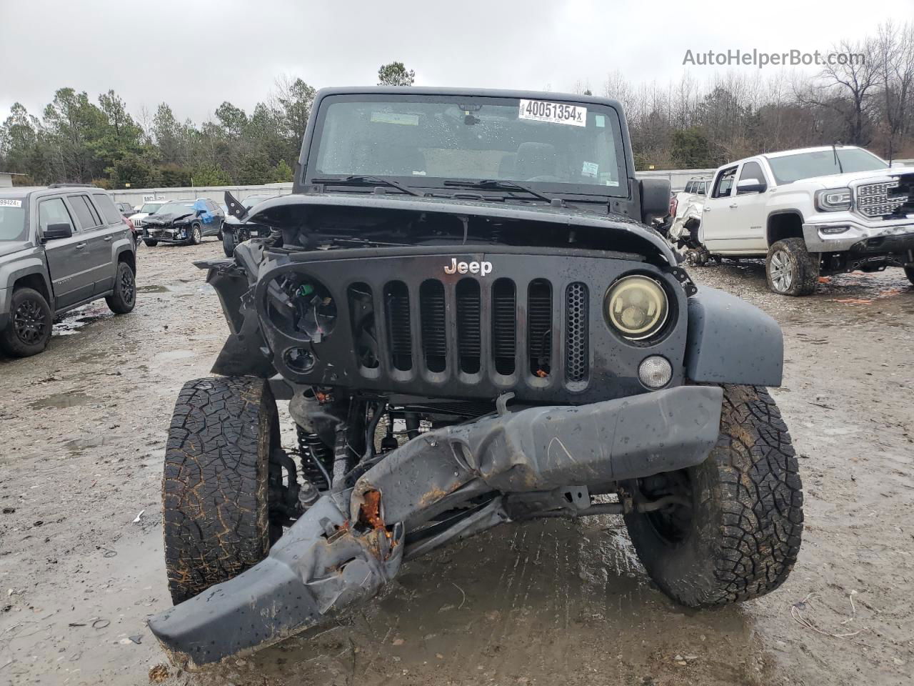 2017 Jeep Wrangler Unlimited Sport Черный vin: 1C4BJWDG4HL632266