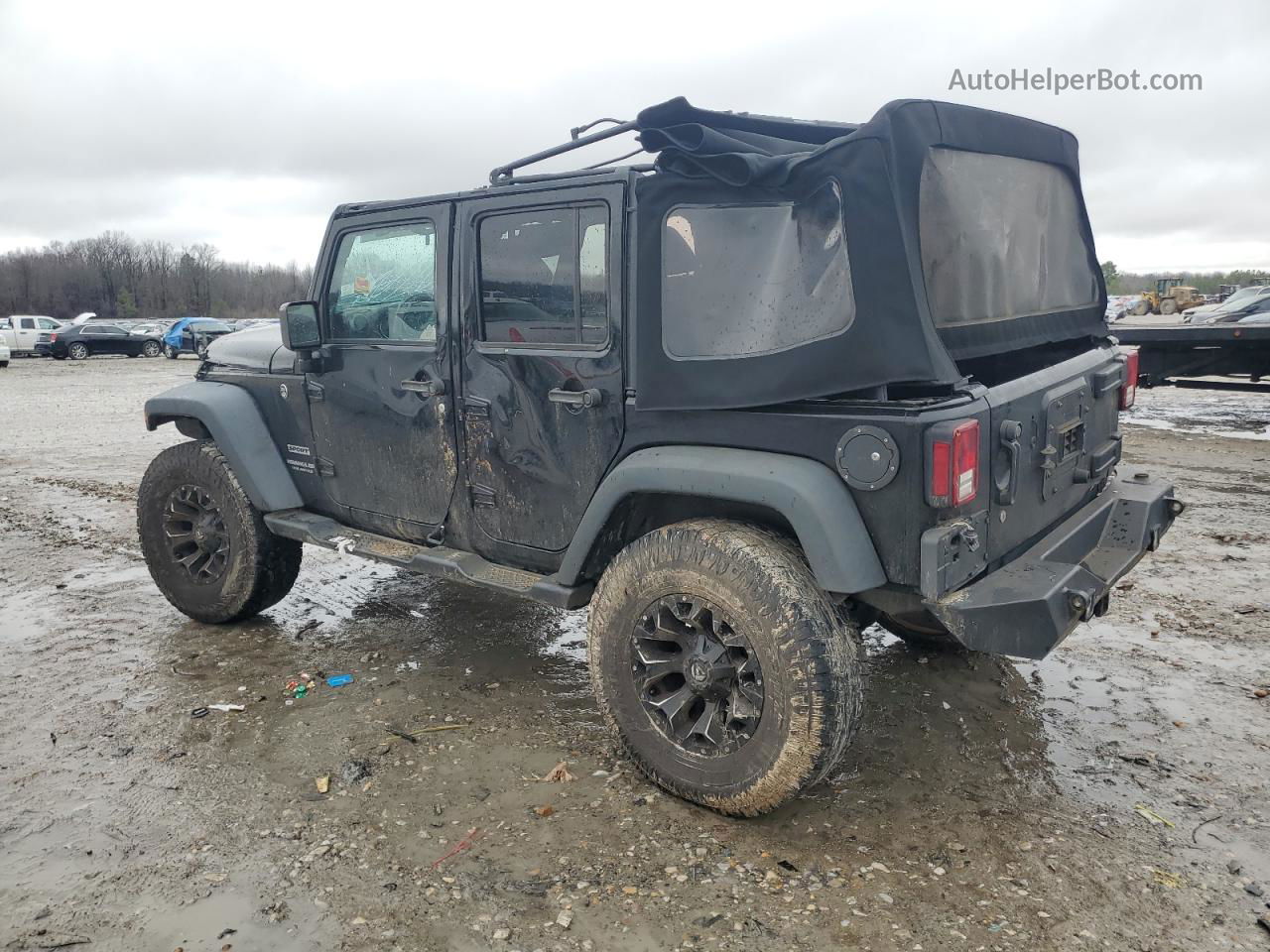 2017 Jeep Wrangler Unlimited Sport Black vin: 1C4BJWDG4HL632266