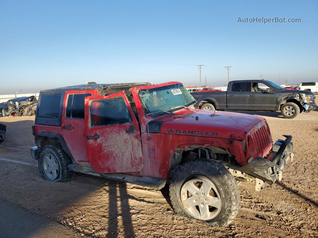 2017 Jeep Wrangler Unlimited Sport Red vin: 1C4BJWDG4HL664828