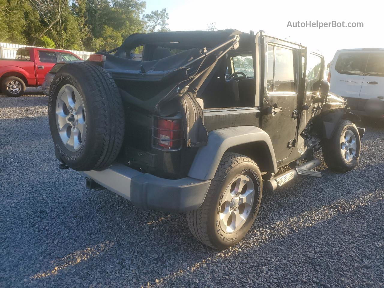 2014 Jeep Wrangler Unlimited Sport Black vin: 1C4BJWDG5EL156850