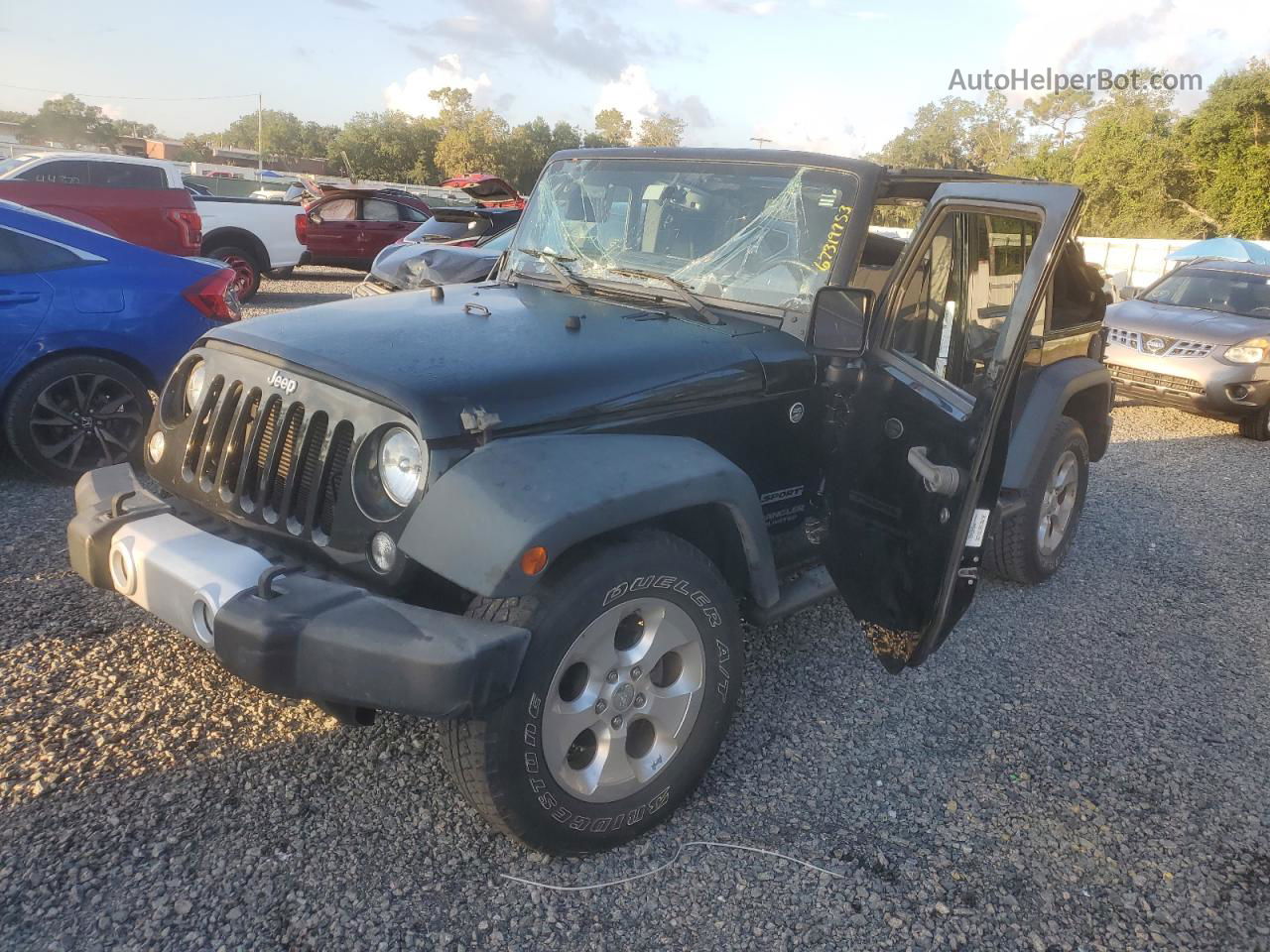 2014 Jeep Wrangler Unlimited Sport Black vin: 1C4BJWDG5EL156850