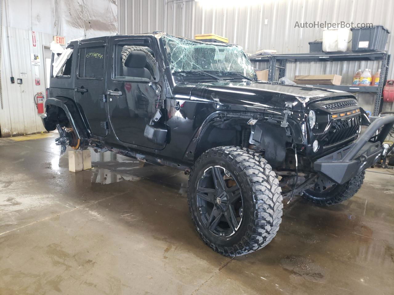 2014 Jeep Wrangler Unlimited Sport Black vin: 1C4BJWDG5EL263980