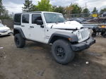 2014 Jeep Wrangler Unlimited Sport White vin: 1C4BJWDG5EL312126