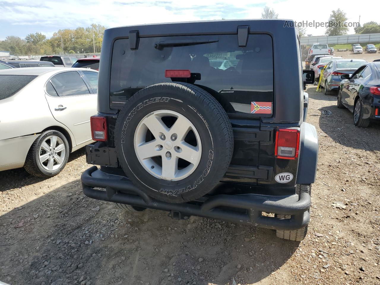 2017 Jeep Wrangler Unlimited Sport Black vin: 1C4BJWDG5HL548845