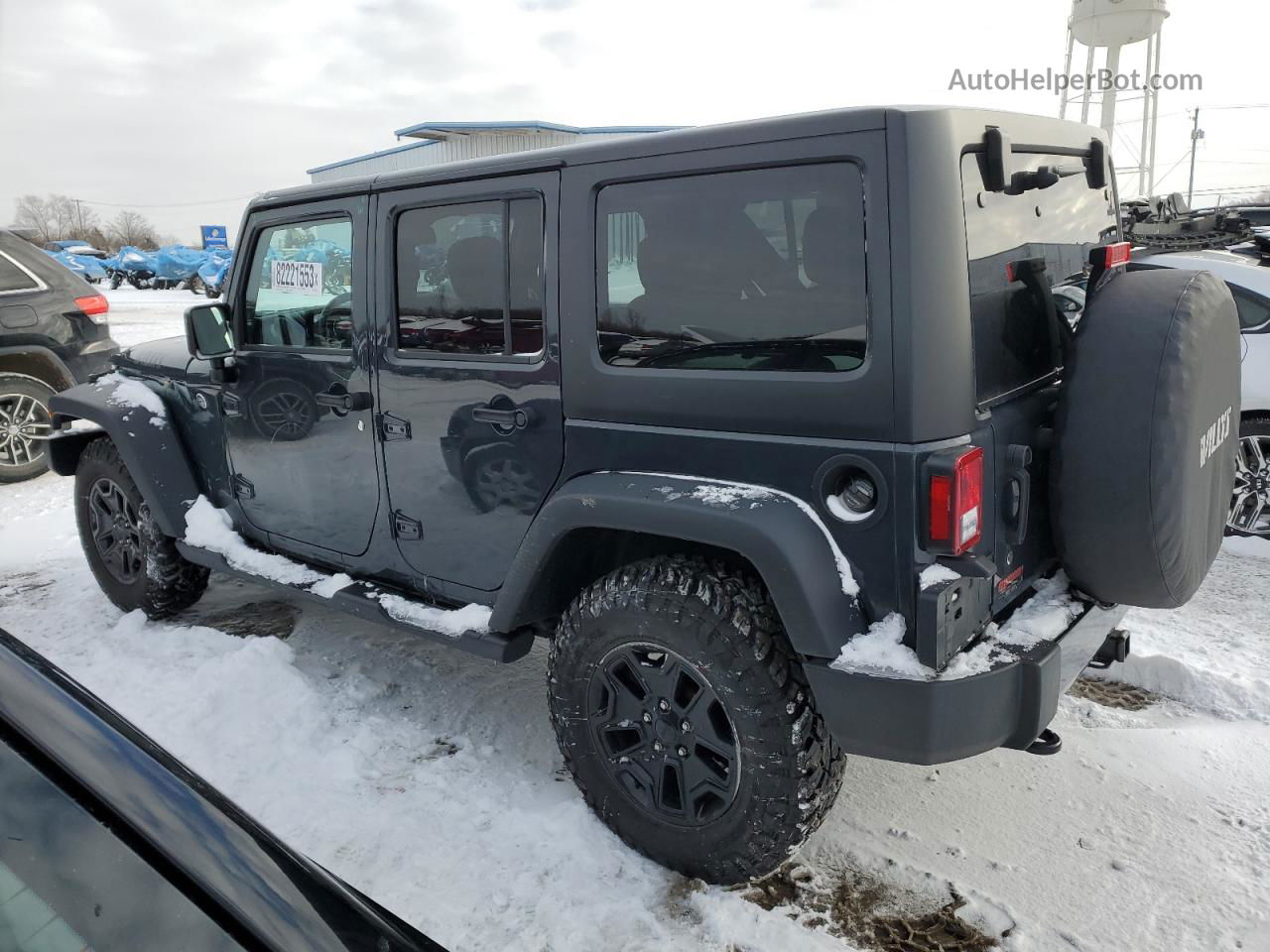 2017 Jeep Wrangler Unlimited Sport Gray vin: 1C4BJWDG5HL551776