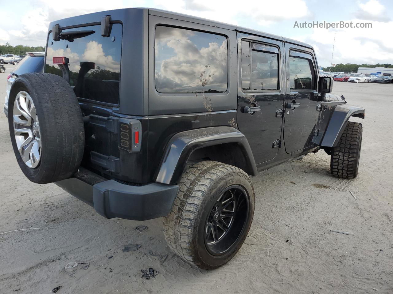 2017 Jeep Wrangler Unlimited Sport Black vin: 1C4BJWDG5HL676552