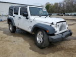 2014 Jeep Wrangler Unlimited Sport White vin: 1C4BJWDG6EL156825