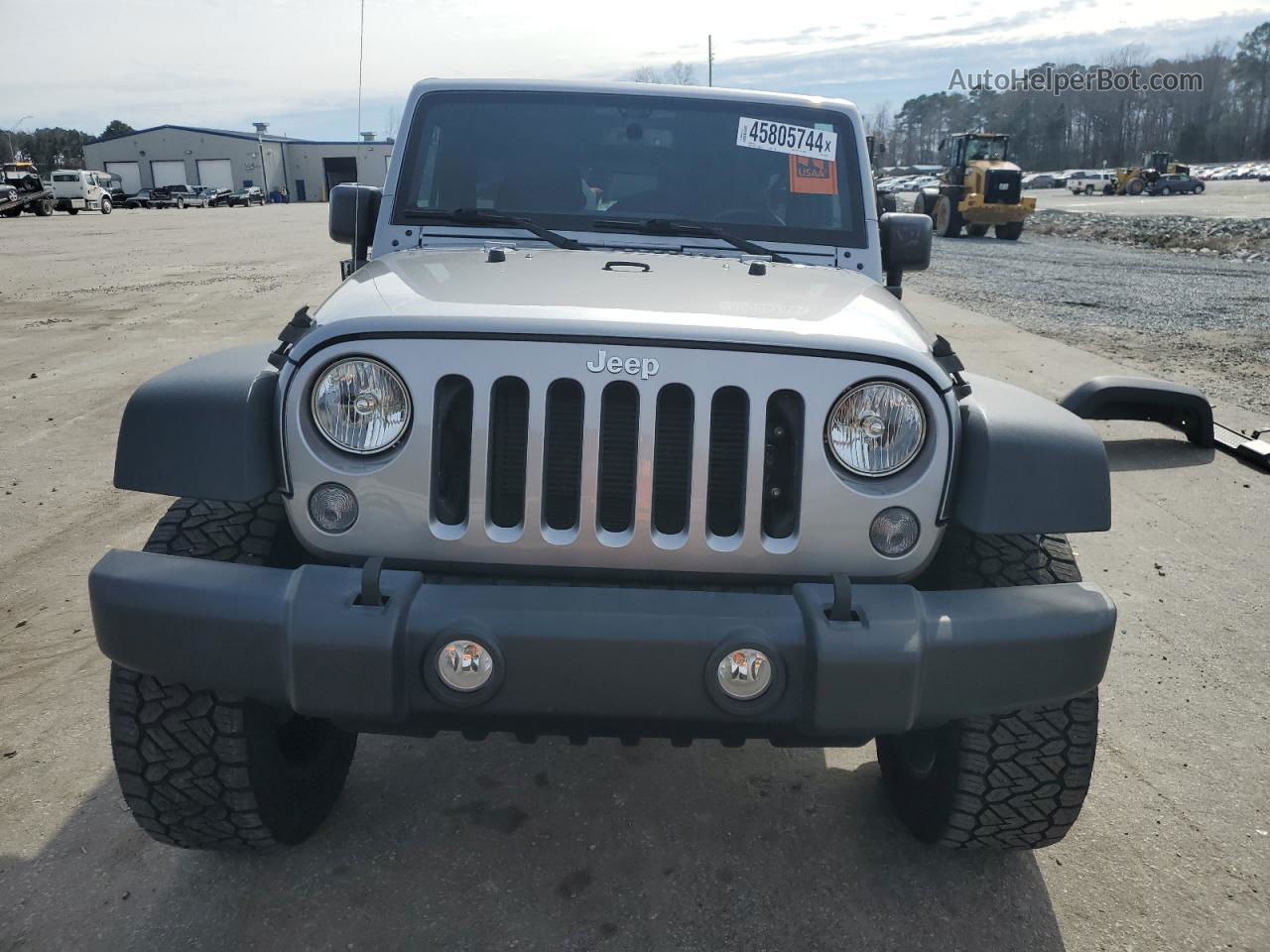 2017 Jeep Wrangler Unlimited Sport Silver vin: 1C4BJWDG6HL749332