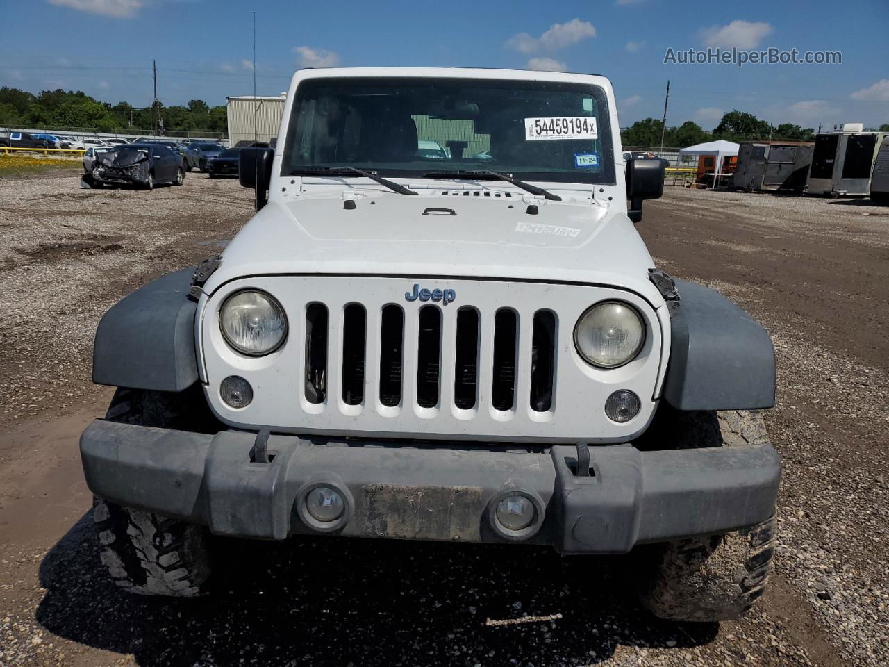 2014 Jeep Wrangler Unlimited Sport White vin: 1C4BJWDG7EL109979