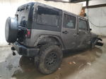 2014 Jeep Wrangler Unlimited Sport Gray vin: 1C4BJWDG7EL201206