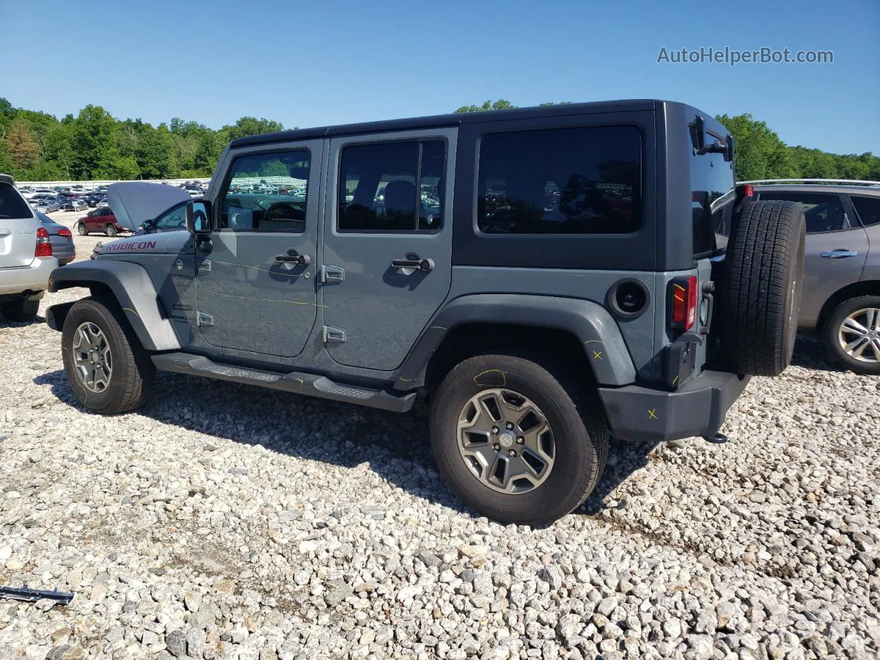 2014 Jeep Wrangler Unlimited Sport Blue vin: 1C4BJWDG7EL289352