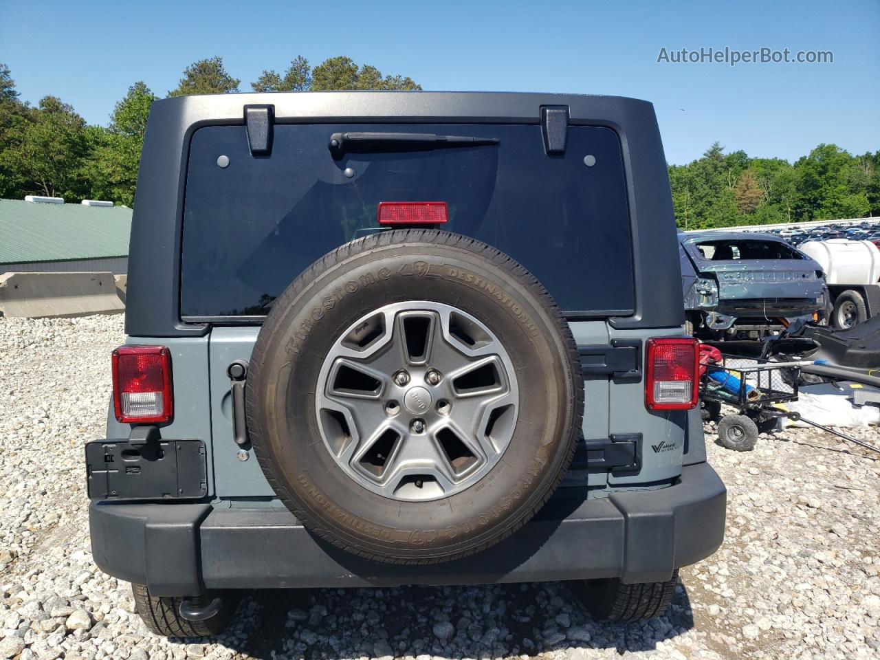 2014 Jeep Wrangler Unlimited Sport Blue vin: 1C4BJWDG7EL289352