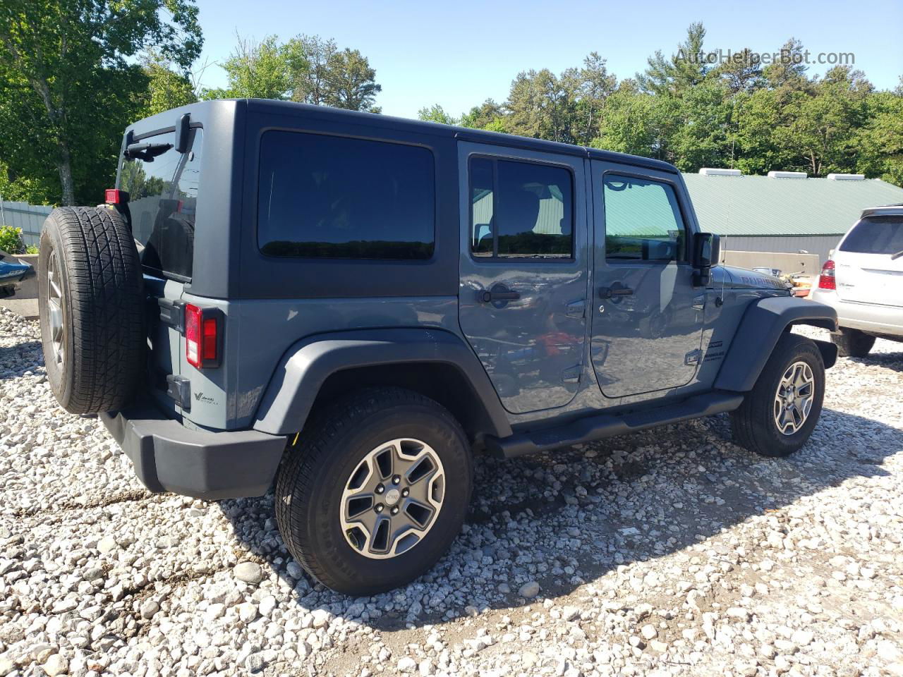 2014 Jeep Wrangler Unlimited Sport Blue vin: 1C4BJWDG7EL289352