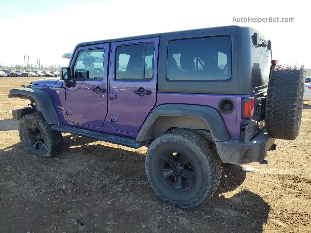 2017 Jeep Wrangler Unlimited Sport Purple vin: 1C4BJWDG7HL664726