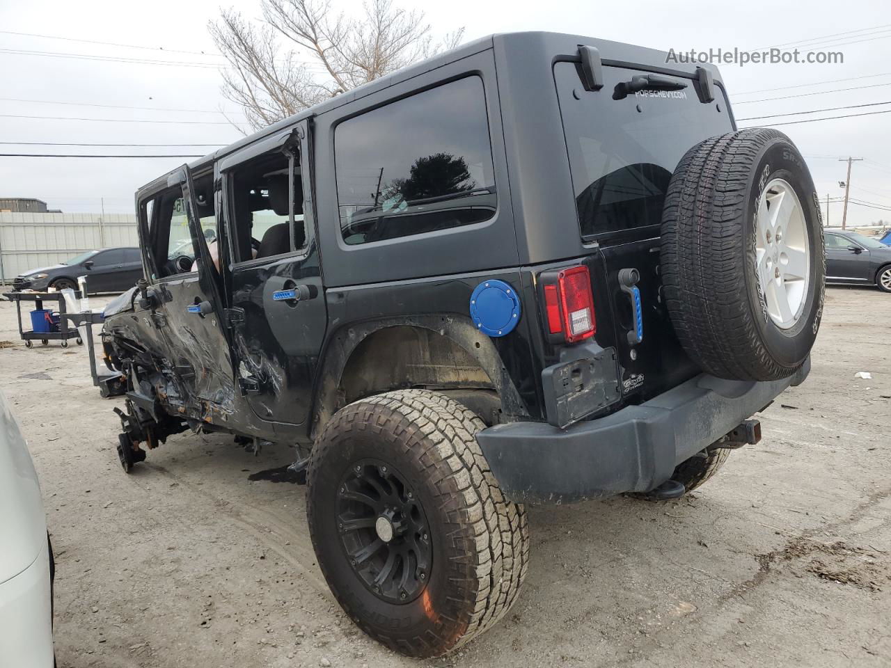 2017 Jeep Wrangler Unlimited Sport Black vin: 1C4BJWDG7HL748142