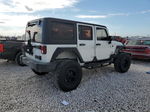 2014 Jeep Wrangler Unlimited Sport White vin: 1C4BJWDG8EL105956