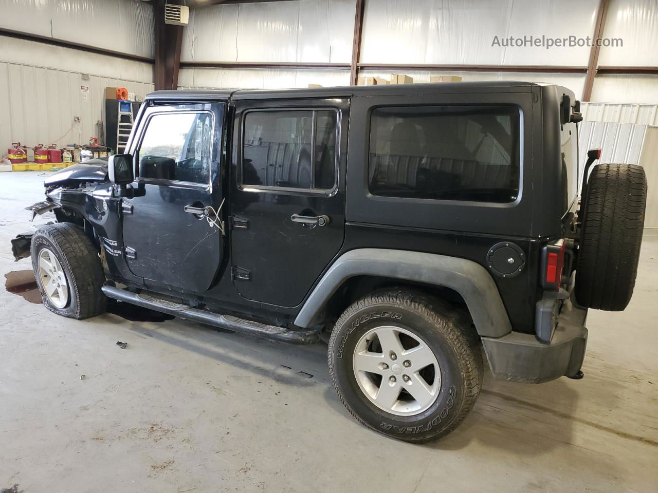 2014 Jeep Wrangler Unlimited Sport Black vin: 1C4BJWDG8EL134633