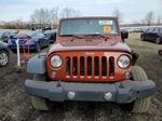 2014 Jeep Wrangler Unlimited Sport Orange vin: 1C4BJWDG8EL232576