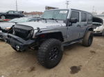 2014 Jeep Wrangler Unlimited Sport Gray vin: 1C4BJWDG8EL311701