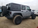 2014 Jeep Wrangler Unlimited Sport Gray vin: 1C4BJWDG8EL311701