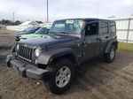 2017 Jeep Wrangler Unlimited Sport Gray vin: 1C4BJWDG8HL647269