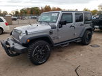 2017 Jeep Wrangler Unlimited Sport Silver vin: 1C4BJWDG8HL653489