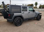 2017 Jeep Wrangler Unlimited Sport Silver vin: 1C4BJWDG8HL653489