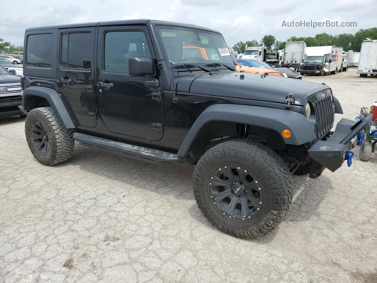 2017 Jeep Wrangler Unlimited Sport Black vin: 1C4BJWDG8HL722780