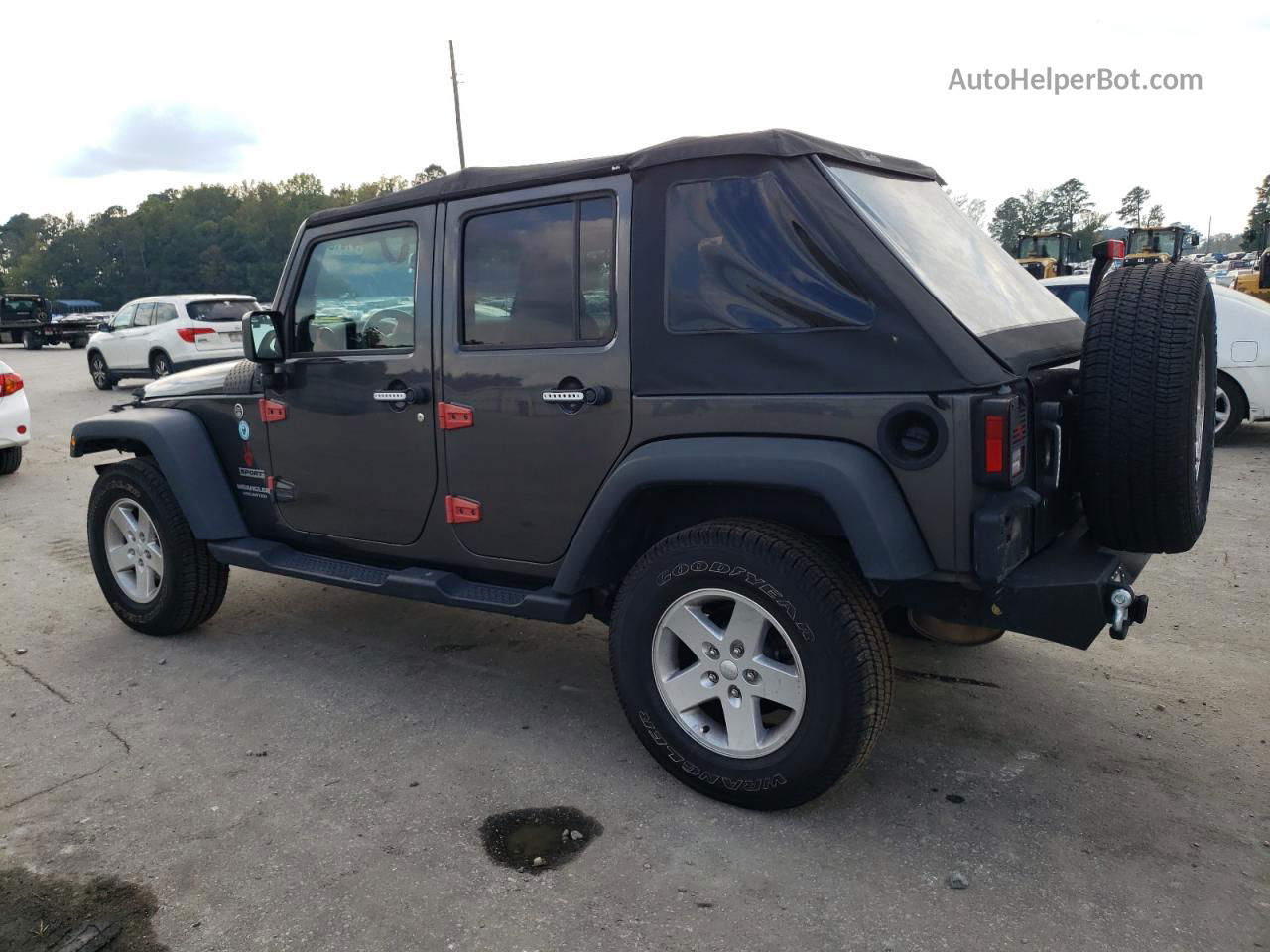 2017 Jeep Wrangler Unlimited Sport Charcoal vin: 1C4BJWDG8HL731897