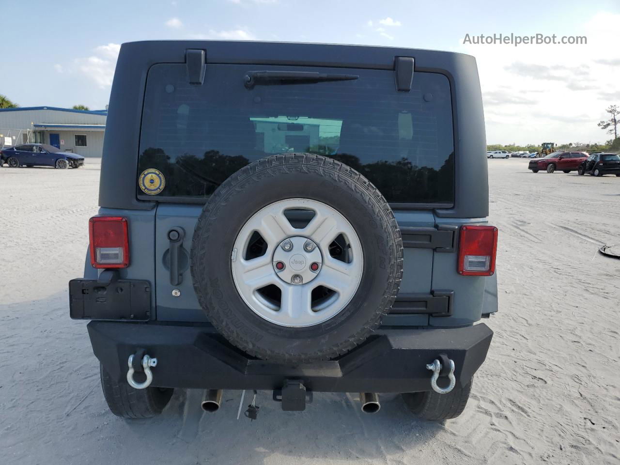 2014 Jeep Wrangler Unlimited Sport Blue vin: 1C4BJWDG9EL283262