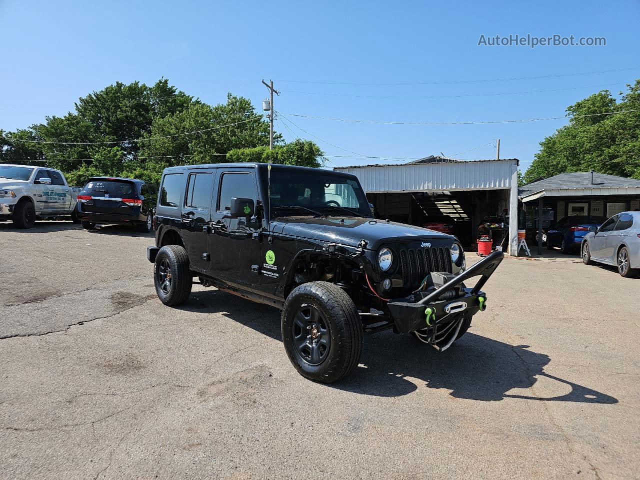 2017 Jeep Wrangler Unlimited Sport Black vin: 1C4BJWDG9HL505657