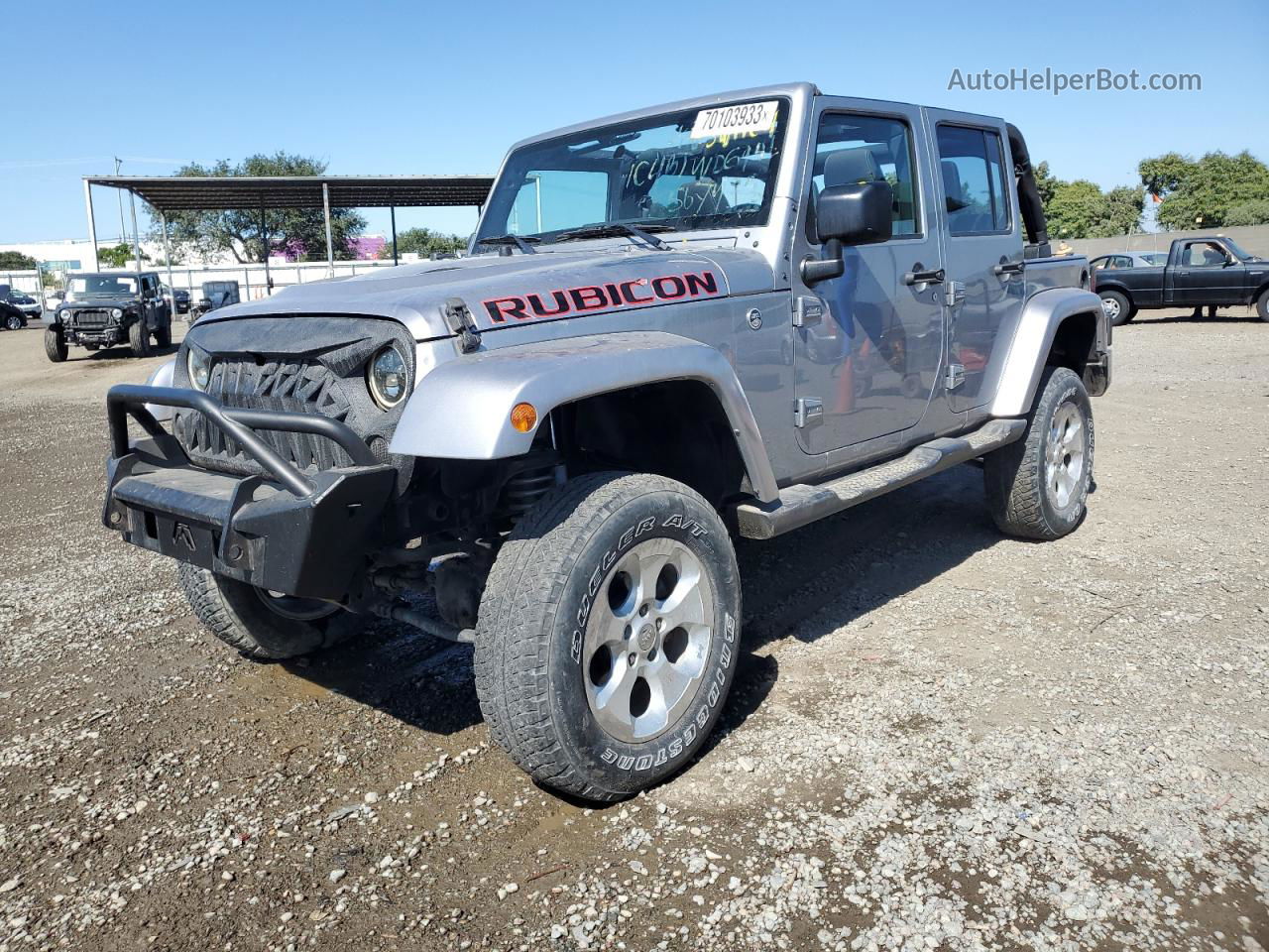 2017 Jeep Wrangler Unlimited Sport Gray vin: 1C4BJWDG9HL567432