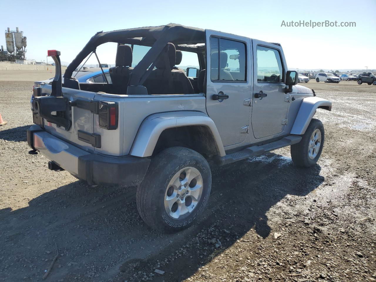 2017 Jeep Wrangler Unlimited Sport Gray vin: 1C4BJWDG9HL567432