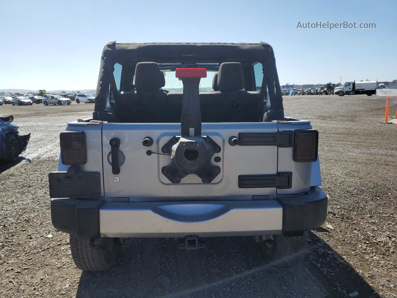 2017 Jeep Wrangler Unlimited Sport Gray vin: 1C4BJWDG9HL567432